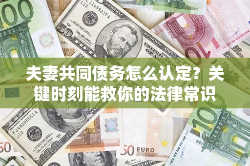 济南夫妻共同债务怎么认定？关键时刻能救你的法律常识